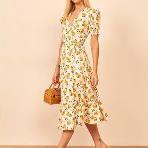 Reformation Veronika Dress - Lemonade | NWT | Size M